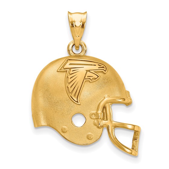Sterling Silver Atlanta Falcons Football Helmet Pendant Sterling Silver Atlanta Falcons Football Helmet Pendant